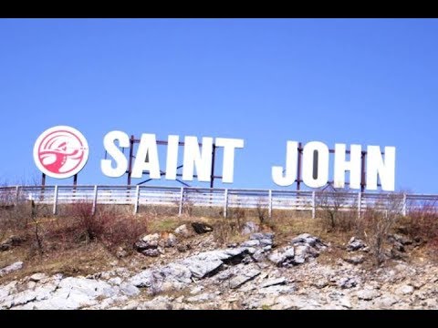 Видео: Дороги и работа в Сент Джоне, Нью Брансуик, Канада