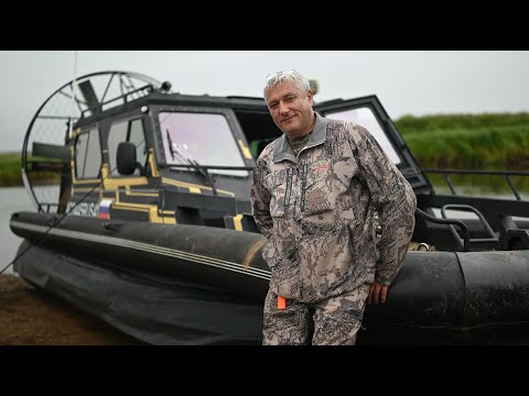 Видео: Идем в Охотском море! Охота и рыбалка на аэролодке. Камчатка/ Аэролодки и Вездеходы Север