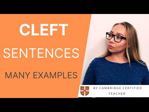 Видео: CLEFT SENTENCES in English grammar | НА РУССКОМ