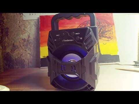 Видео: Обзор на портативную беспроводную акустическую колонку Tendenza