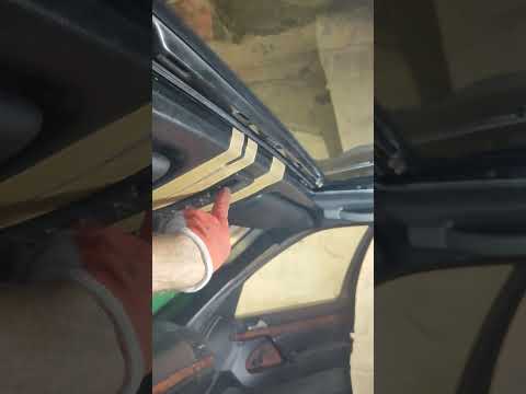 Видео: Mercrdes Benz W140 настройка люка часть 2.