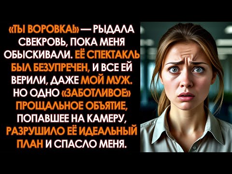 Видео: Свекровь подбросила мне в сумку деньги фирмы, чтобы меня посадили. Но всё сняла у кассы...