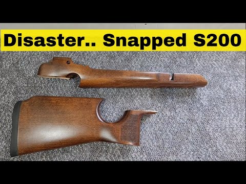 Видео: Ремонт сломанного приклада пневматической винтовки Air Arms.