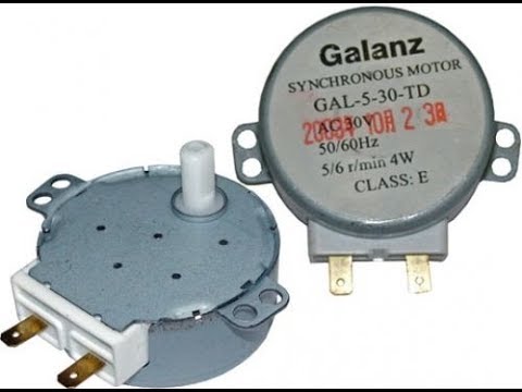 Видео: моторчик микроволновки