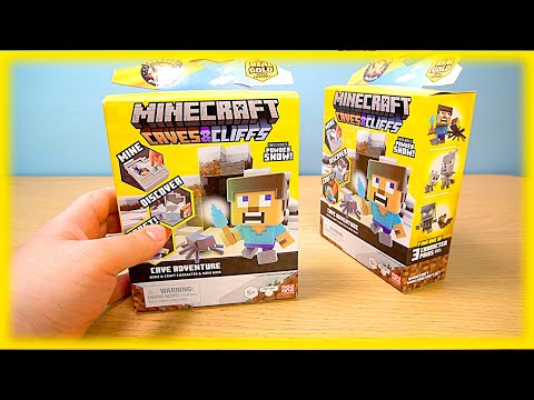 Видео: Treasure X Minecraft Caves and Cliffs распаковка