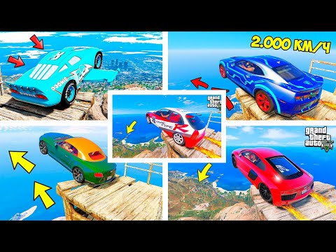 Видео: 🔥 5 КРУТЫХ ВИДЕО СО СПУСКОМ С ГОРЫ ЧИЛИАД В GTA 5 🚗💨