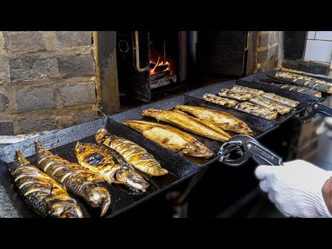 Видео: 9000 проданных рыб в месяц! Вкуснейшая рыба, приготовленная на гриле в духовке/Корейская уличная еда