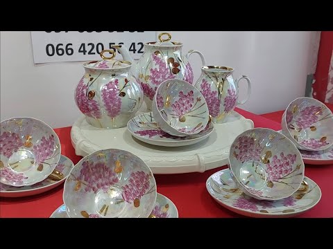 Видео: ЧАЙНЫЙ СЕРВИЗ ВЕТКА СИРЕНИ ДУЛЕВО. НЕМЕЦКИЙ ХРУСТАЛЬ.БРОШИ БУСЫ. СТАТУЭТКИ.