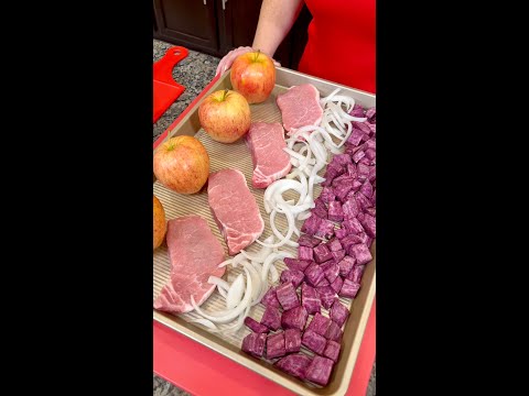 Видео: Простой ужин на одной сковороде! 🍎 #легкиерецепты #готовка