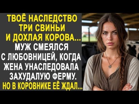 Видео: "Твоё наследство три свиньи и корова" - говорил муж жене, которая унаследовала захудалую ферму...