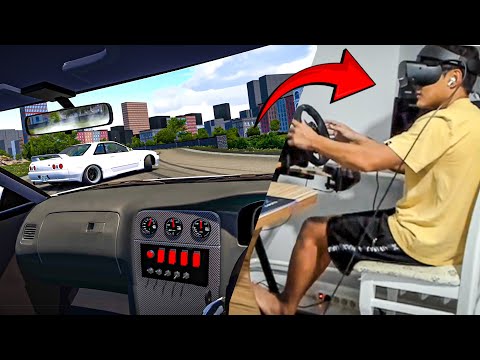 Видео: ВР+РУЛЬ Парный дрифт жасаймыз (Assetto Corsa) #7
