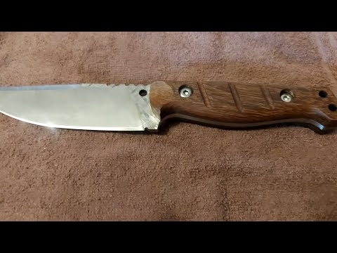 Видео: Як вам такий кований  ножик з шх15 (з підшипнику) ?