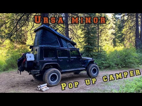 Видео: Автомобили Ursa Minor J30 Jeep Pop Up Camper