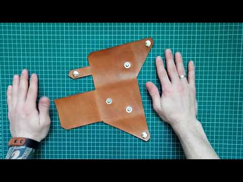 Видео: Компактный Кошелек / Мини Кошелек/ Работа с кожей / MERY SHELLEY / Кошелек Из Кожи