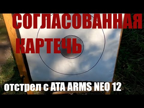 Видео: "Согласованная" картечь, для АТА НЕО 12.