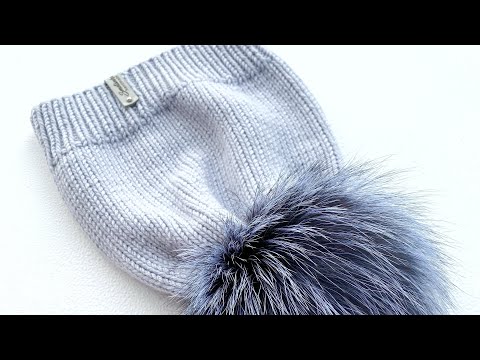 Видео: Самая простая шапка лицевой гладью спицами