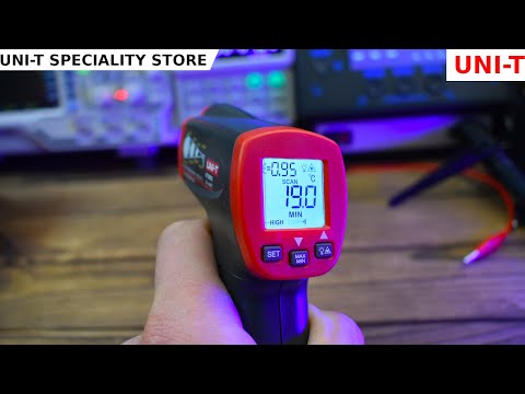 Видео: UNI-T UT300S Обзор бесконтактого термометра