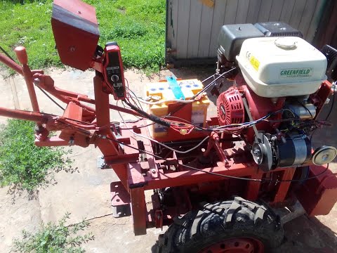 Видео: тракторный генератор на мотоблоке