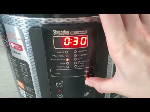 Видео: Панель управления. Выбор программ. Мультиварка Redmond RMC-M225S
