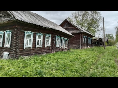 Видео: Большая старинная деревня без людей. Много интересных находок