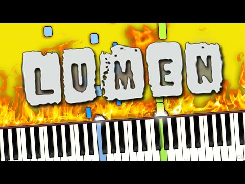 Видео: Люмен - Гореть на пианино (ноты и midi) - Sythesia Piano Cover