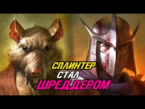 Видео: Как Сплинтер СТАЛ Шреддером? Черепашки Ниндзя.