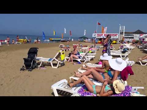 Видео: Обзор пляжа Лариса бич клаб Сиде Larissa Beach Club Side