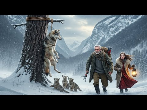 Видео: Волчица, подвешенная браконьером… Спасение, которое изменило их судьбы