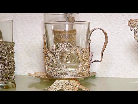 Видео: Изящные подстаканники - неисчезающая традиция русского чаепития  (новости)