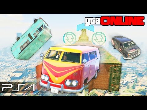 Видео: GTA 5 Online (PS4) - Летающие Фургоны! #103