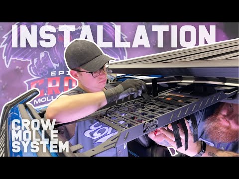 Видео: Установка багажника CROW Molle на крышу Jeep JL/JT