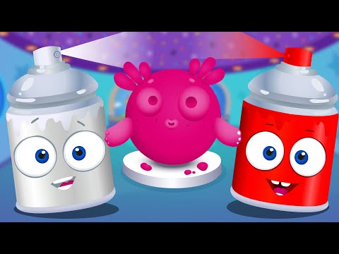 Видео: Учим Цвета! Белый и Красный | Сборник | Развивающие Мультики Для Детей