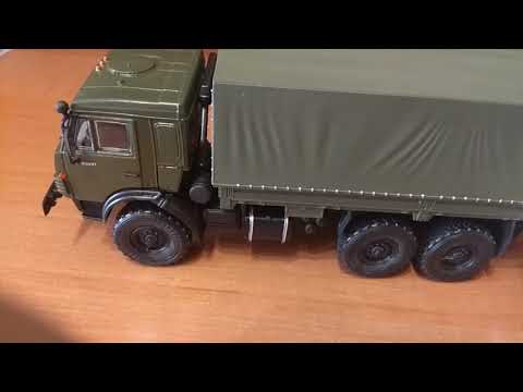 Видео: Сборная модель Камаз 53501