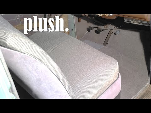 Видео: Новая обивка переднего сиденья Chevrolet 1948 года + загадка с ковром