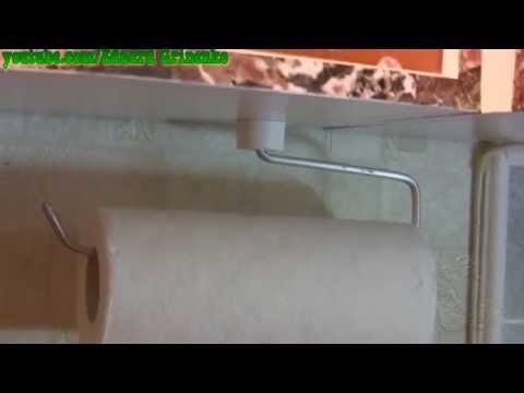 Видео: Как сделать держатель для бумажных полотенец за 5 минут