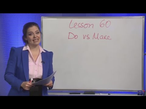 Видео: Do и Make (Част I) - Разлики - Учи английски с Николая, Еп. 25, Сезон 3
