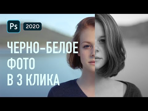 Видео: Как сделать фото черно-белым в Фотошопе за несколько секунд. Урок для начинающих