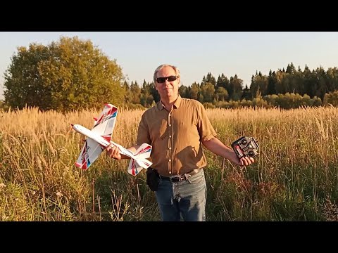 Видео: Пилотируем мой новый  акробатический самолет Swift One QIDI 550 RC.