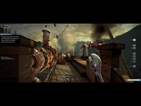 Видео: Guns of Icarus: Alliance. Пробуем кооп #1. Туториалы: починяем, тушим, стреляем и пилотируем.