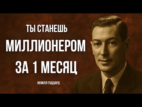 Видео: "ТЫ СТАНЕШЬ МИЛЛИОНЕРОМ ЗА 1 МЕСЯЦ" - Невилл Годдард