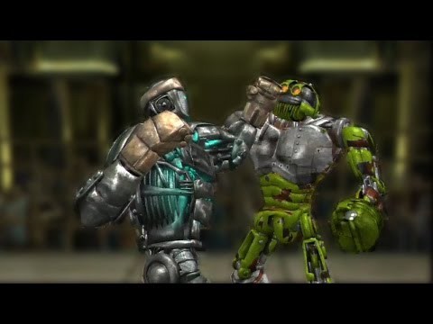 Видео: Живая сталь часть 1(прохождение за Атома)