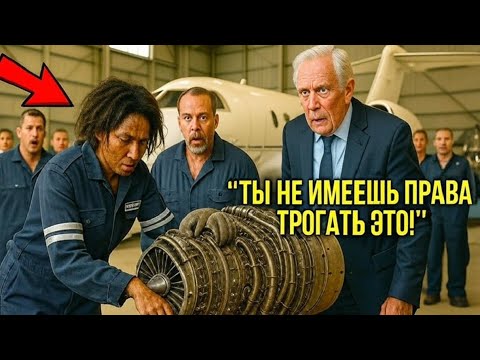 Видео: «Дайте Мне Шанс!» Девушка Починила Двигатель Самолёта Миллиардера, Когда Все Остальные Сдались!