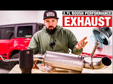 Видео: FORD BRONCO Roush Axle звук выхлопа сзади 2.7L