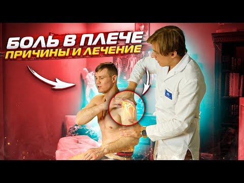 Видео: Болит плечо - причина и лечение / Растяжка и упражнения при травме плечевого сустава