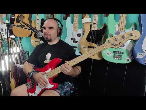 Видео: Китайский Fender squier PJ в 4-х цветах. (Реплика).