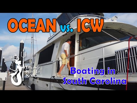 Видео: Лодочный спорт в Южной Каролине: океан против ICW E150