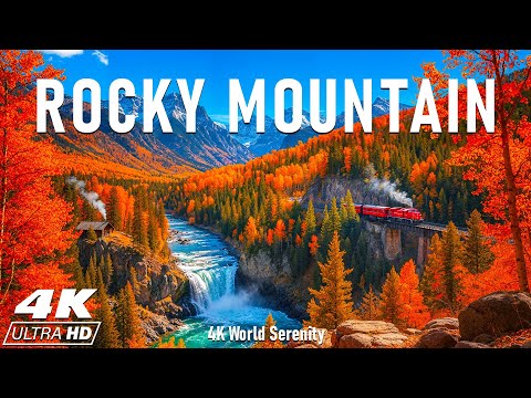 Видео: Осень в Скалистых горах 4K – Золотые вершины, осиновые леса и осеннее спокойствие