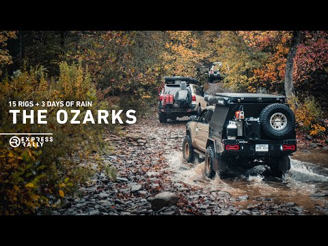 Видео: 15 грузовиков под трёхдневным ливнем — ралли Ozarks Express 2023