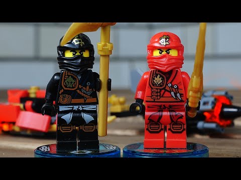 Видео: Кай и Коул - LEGO Dimensions (Team Pack 71207 LEGO Ninjago)