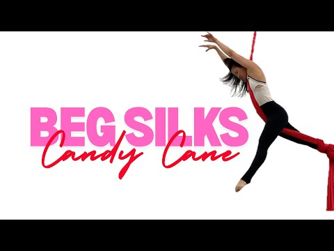 Видео: Шелк для начинающих — Candy Cane